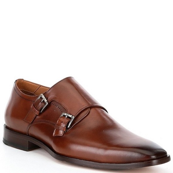 Flag LTD Men's Noble Double Monk Dress Shoes, leather, 11.5 - Picture 1 of 7
